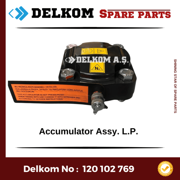 Accumulator Assy LP Rock Drill Spare Part Reference No 3115 6000 94-2