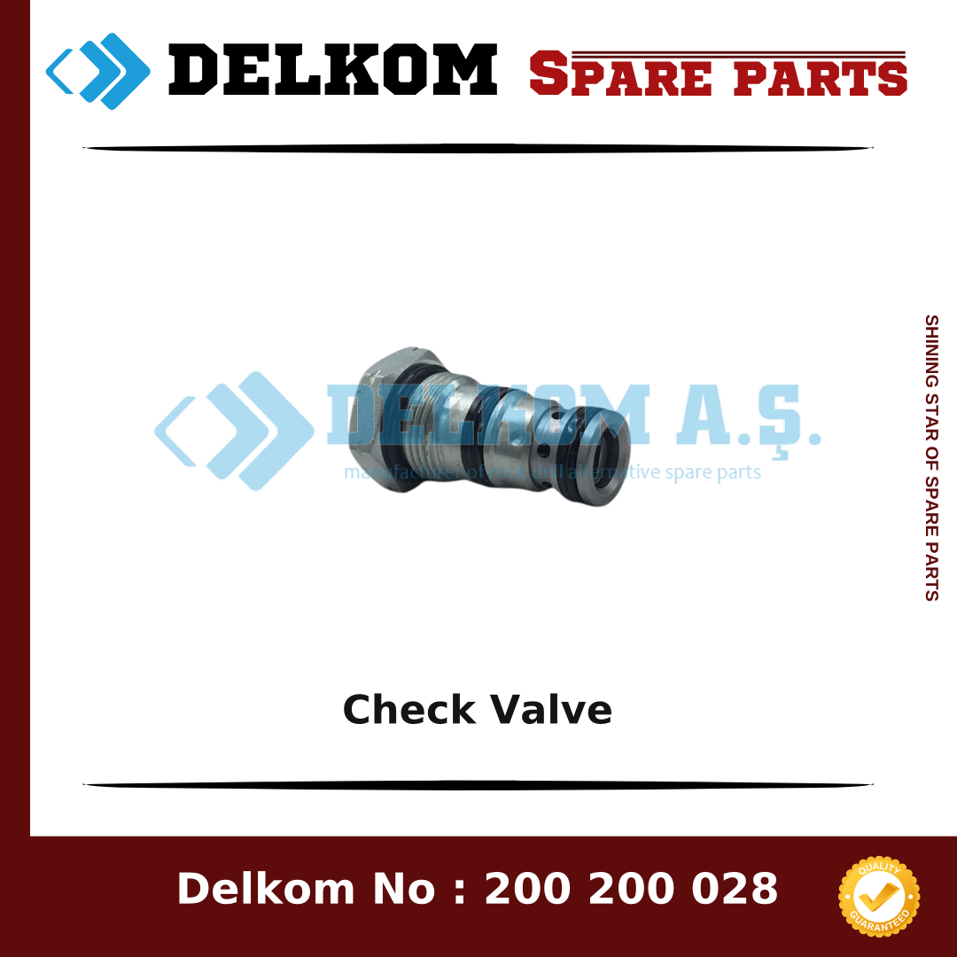 Epiroc Check Valve spare part, OEM 3217 8945 15