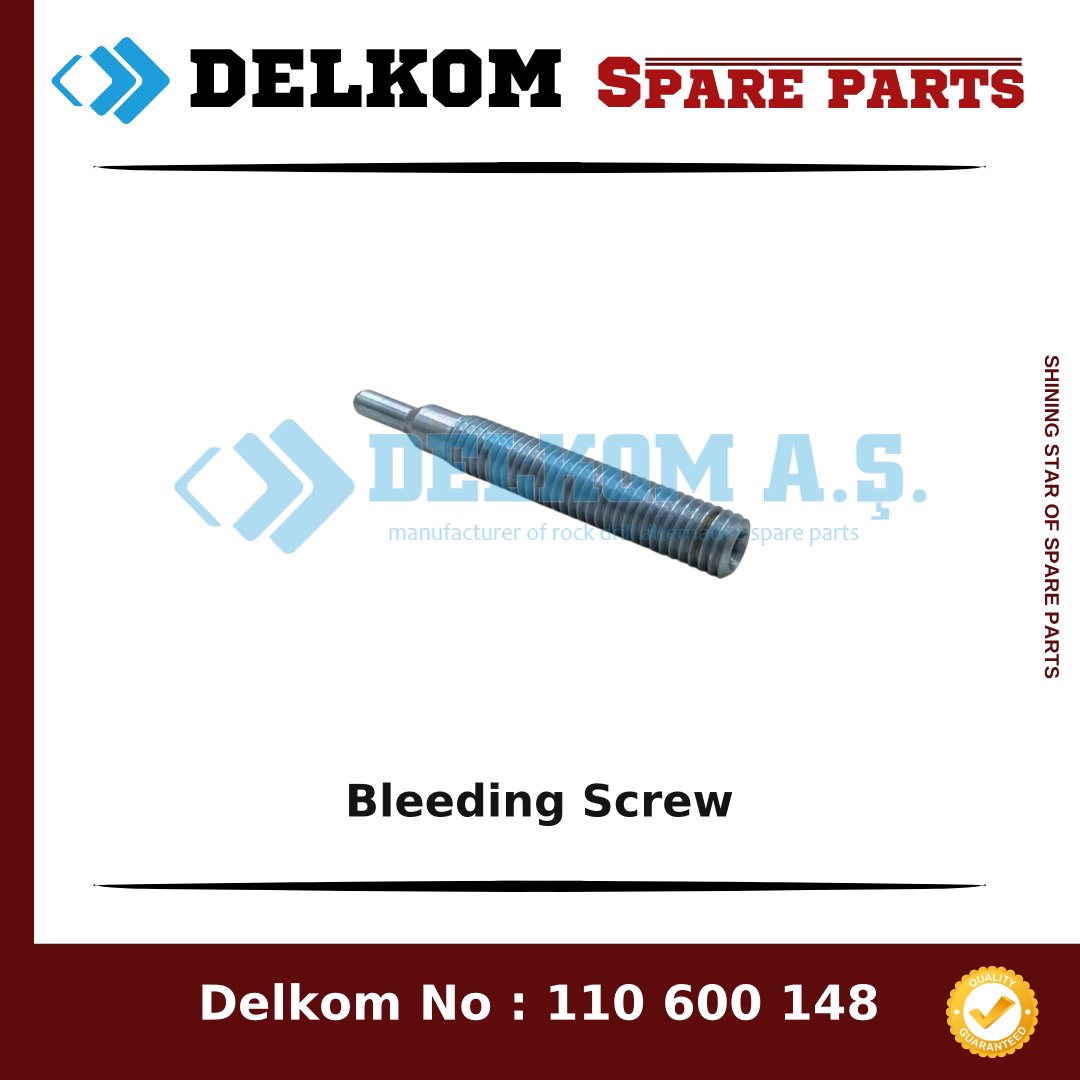 Mining Equipments Bleeding Screw spare part, OEM 550 254 26