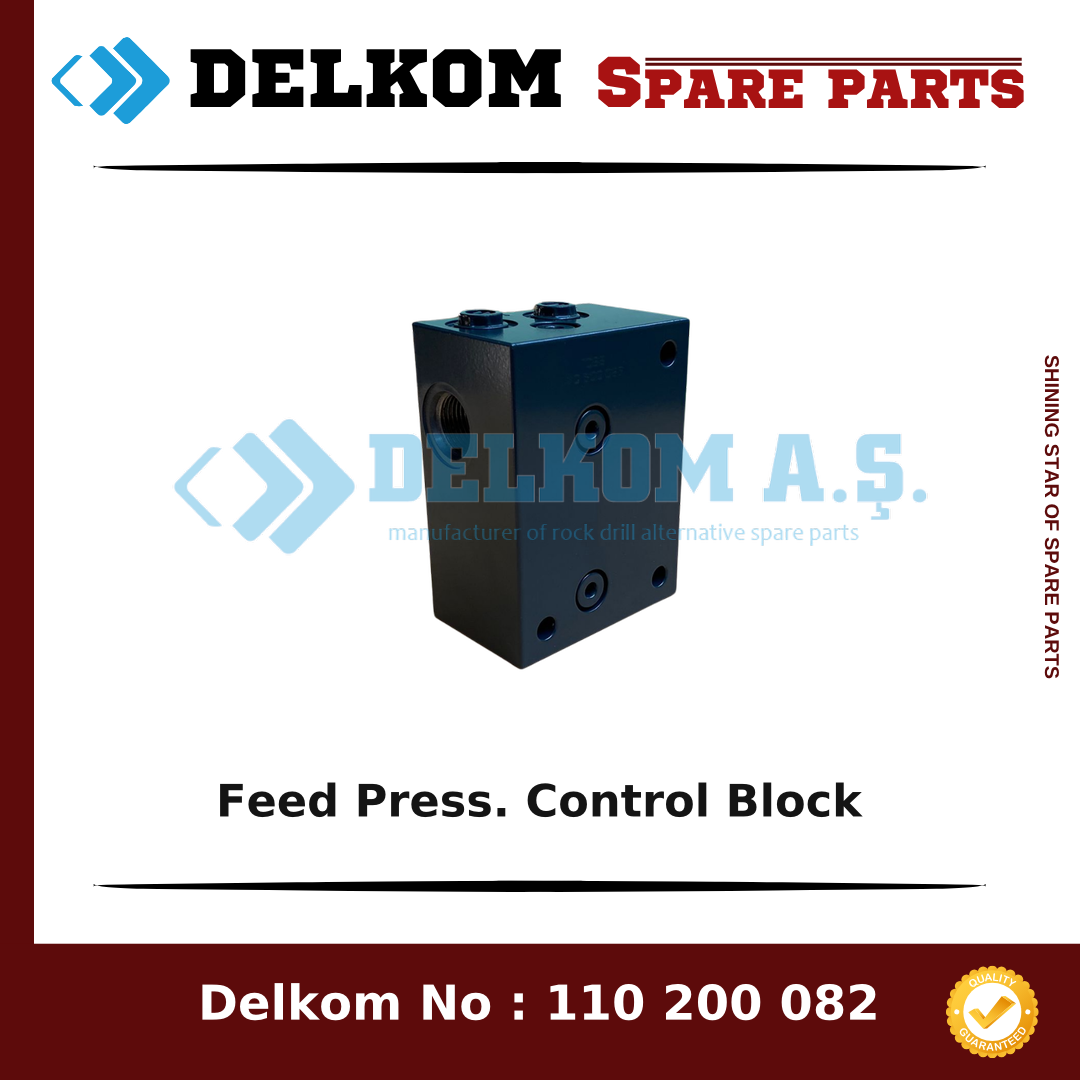 Mining Equipments Feed Press. Control Block spare part, OEM 325 525 28