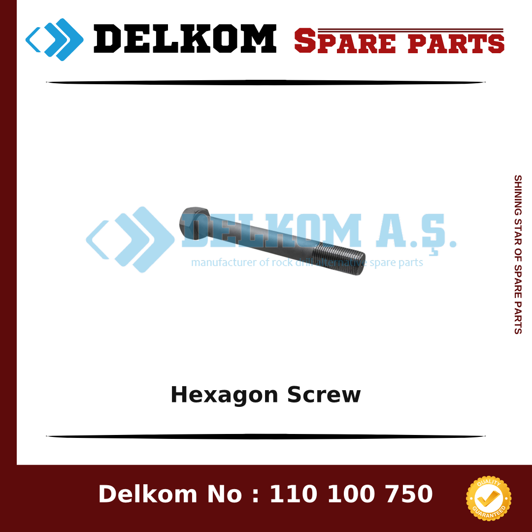 Mining Equipments Hexagon Screw spare part, OEM 280 409 00