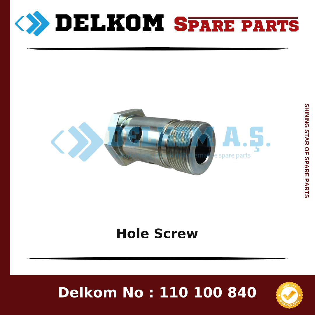 Mining Equipments Hole Screw spare part, OEM 134 934 18