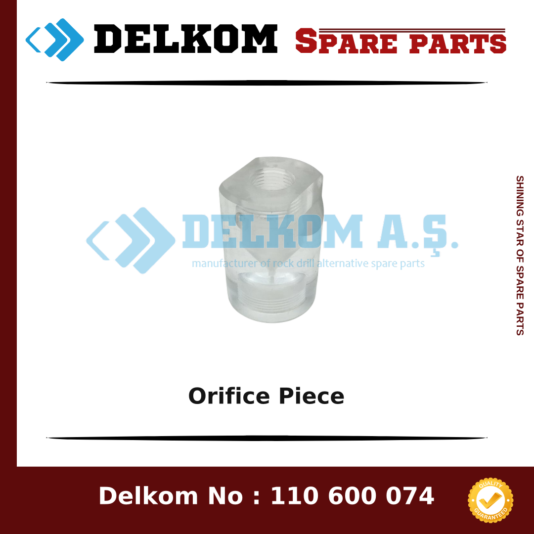 Mining Equipments Orifice Piece spare part, OEM 132 490 08