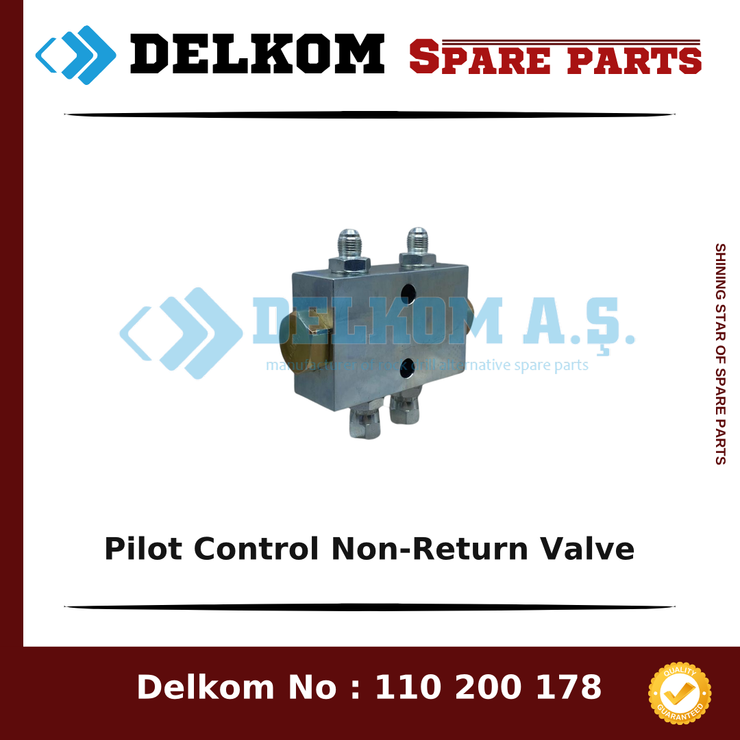 Mining Equipments Pilot Control Non-Return Valve spare part, OEM 517 880 37