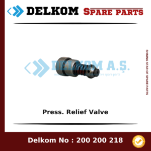 Mining Equipments Press. Relief Valve spare part, OEM 550 806 75