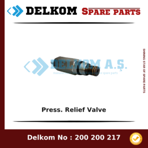 Mining Equipments Press. Relief Valve spare part, OEM 551 890 93