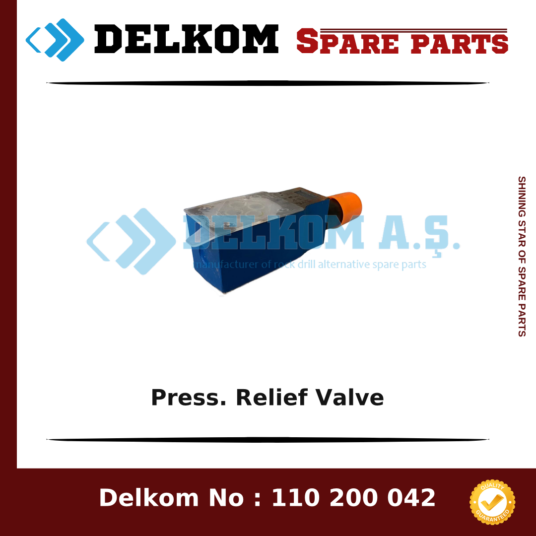 Mining Equipments Press. Relief Valve spare part, OEM 856 918 49