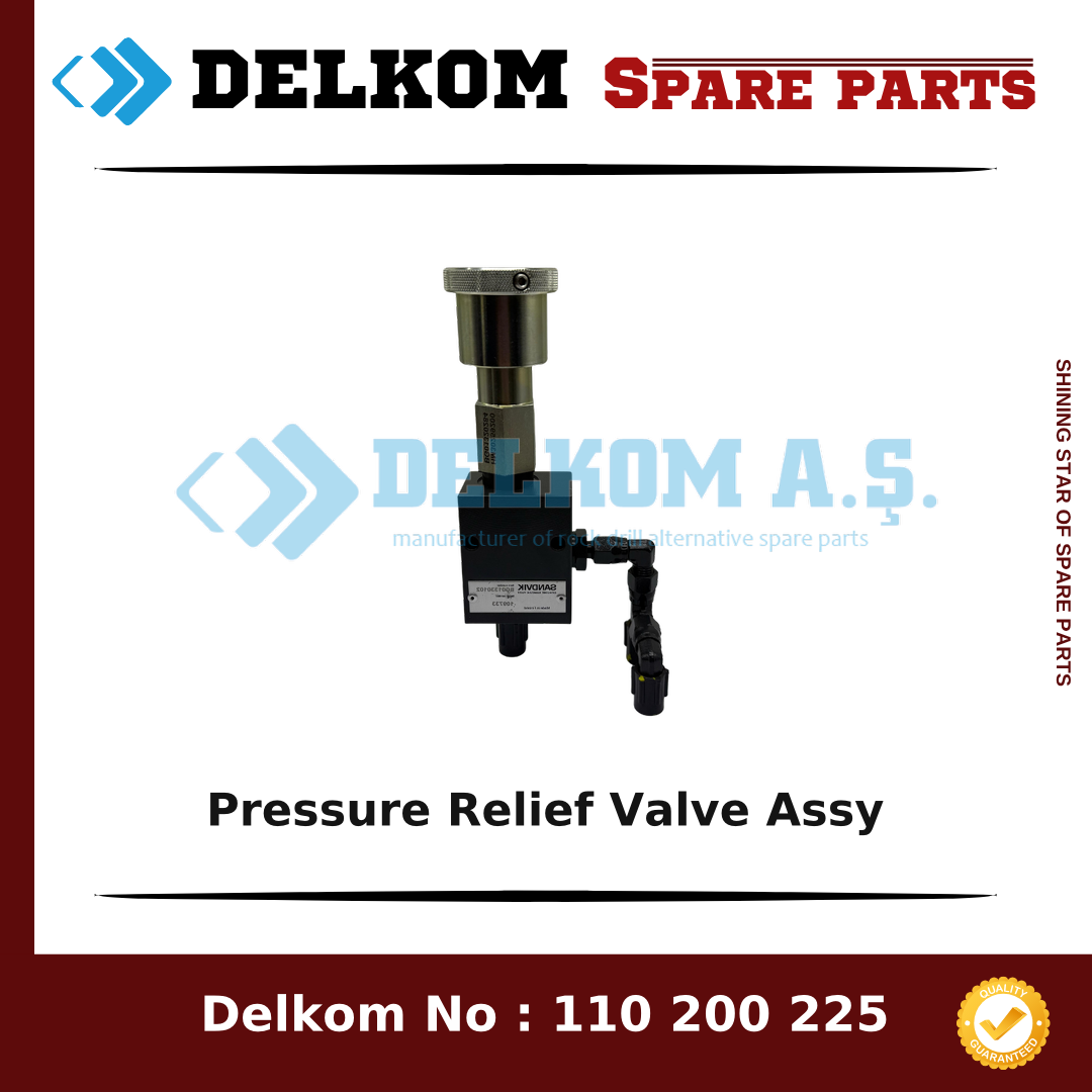 Mining Equipments Pressure Relief Valve Assy spare part, OEM BG01330102