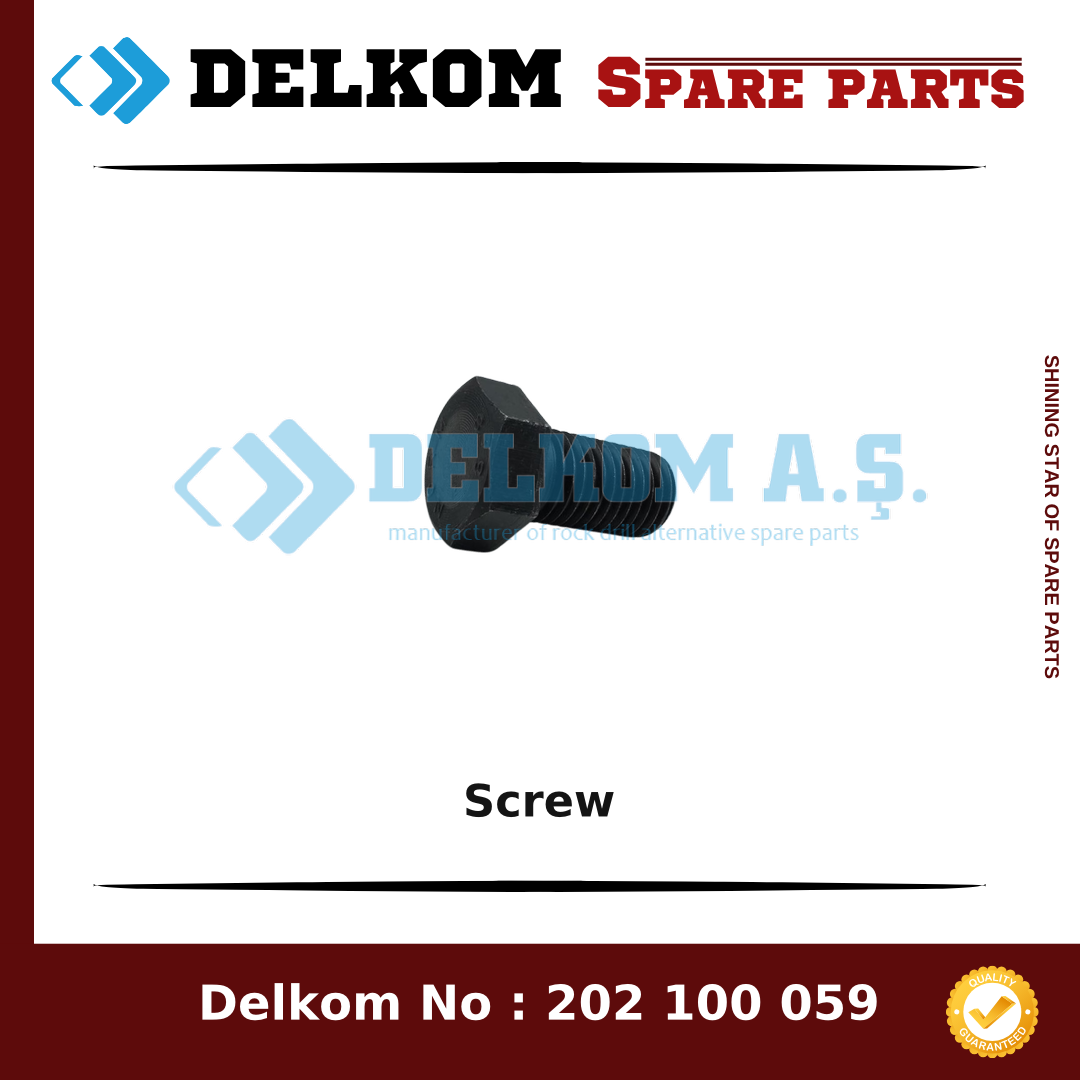 Mining Equipments Screw spare part, OEM 800 196 59