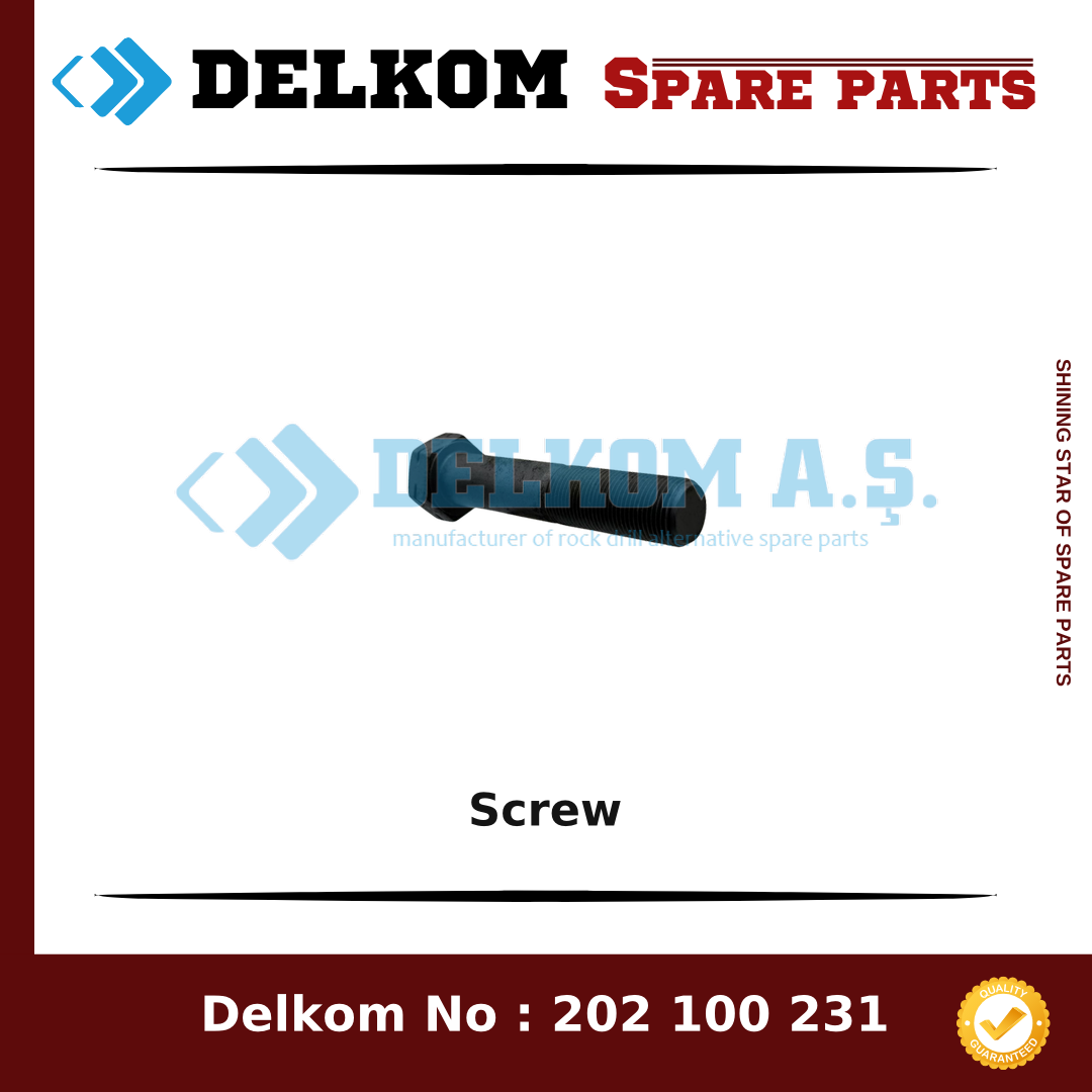 Mining Equipments Screw spare part, OEM 800 559 09