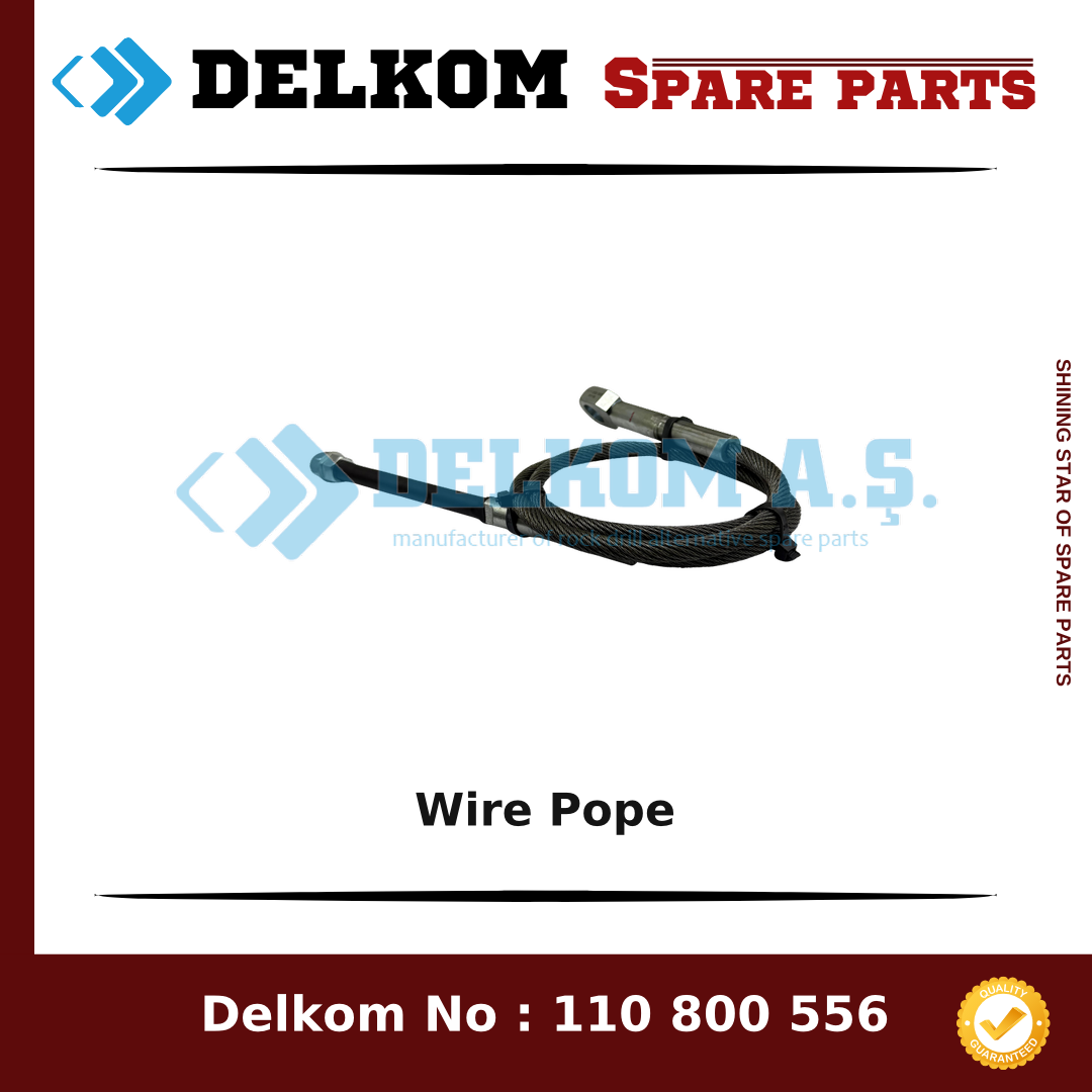 Mining Equipments Wire Pope spare part, OEM 550 619 27