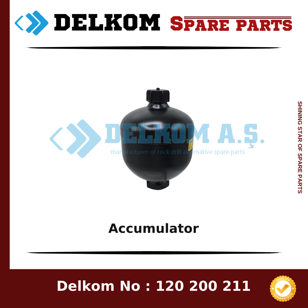 Epiroc Accumulator spare part, OEM 5112 2915 00