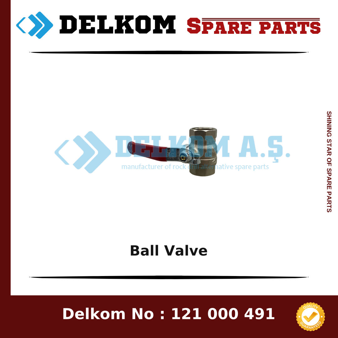 Epiroc Ball Valve spare part, OEM 8202 0311 37