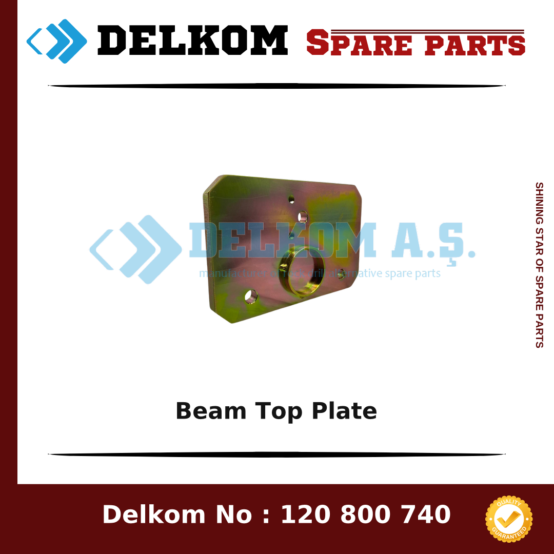 Epiroc Beam Top Plate spare part, OEM 2653 2352 14