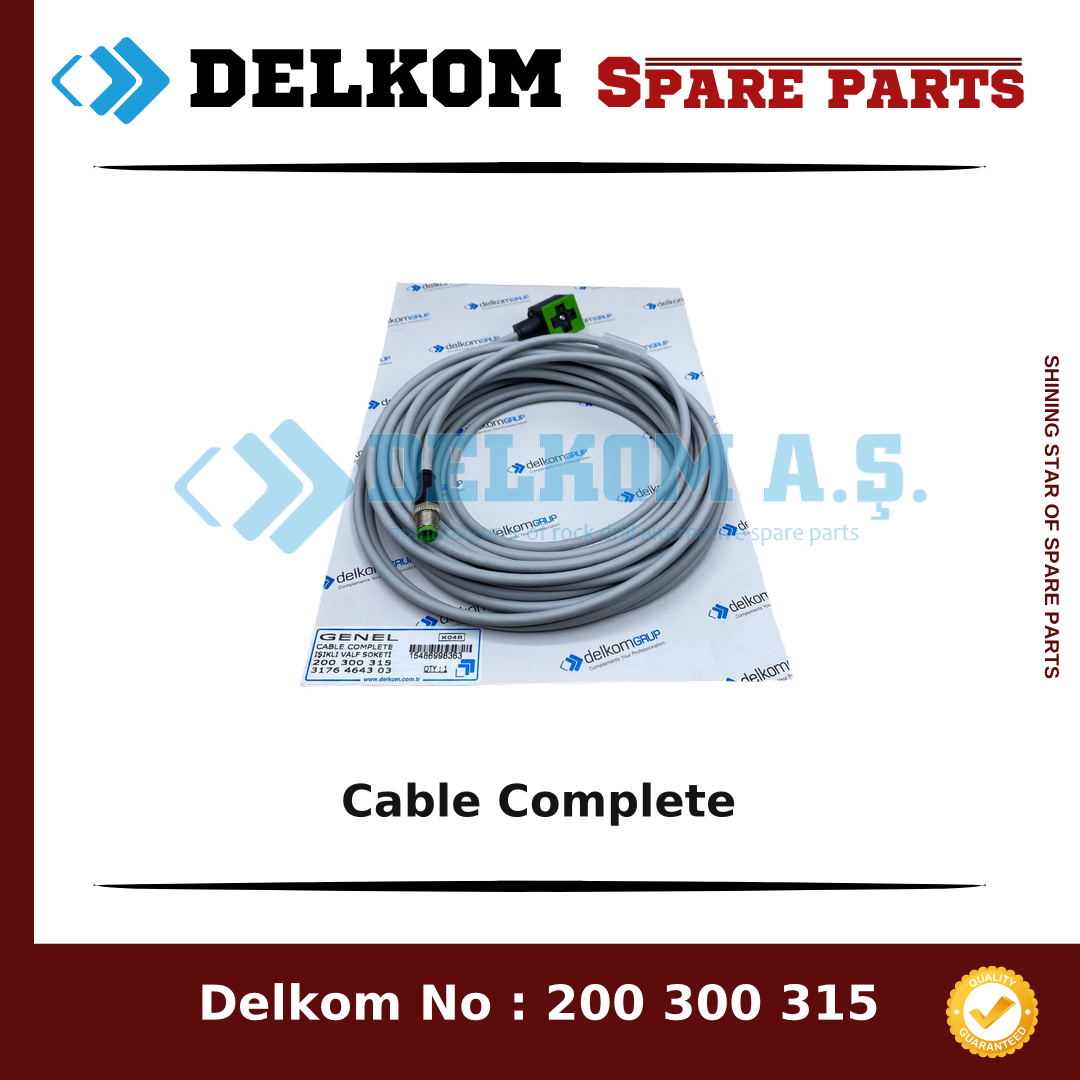 Epiroc Cable Complete spare part, OEM 3176 4343 03