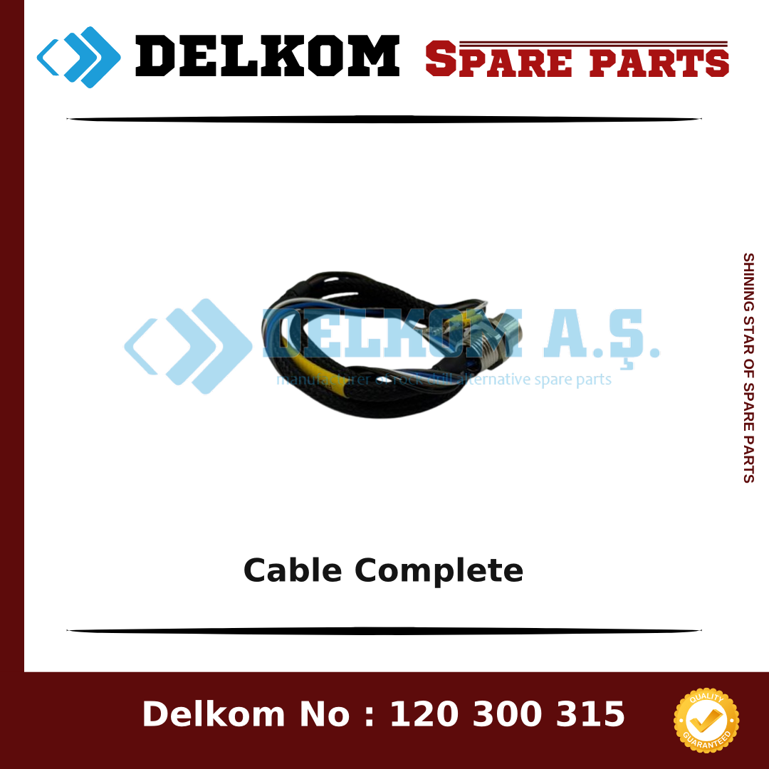 Epiroc Cable Complete spare part, OEM 3222 3333 06