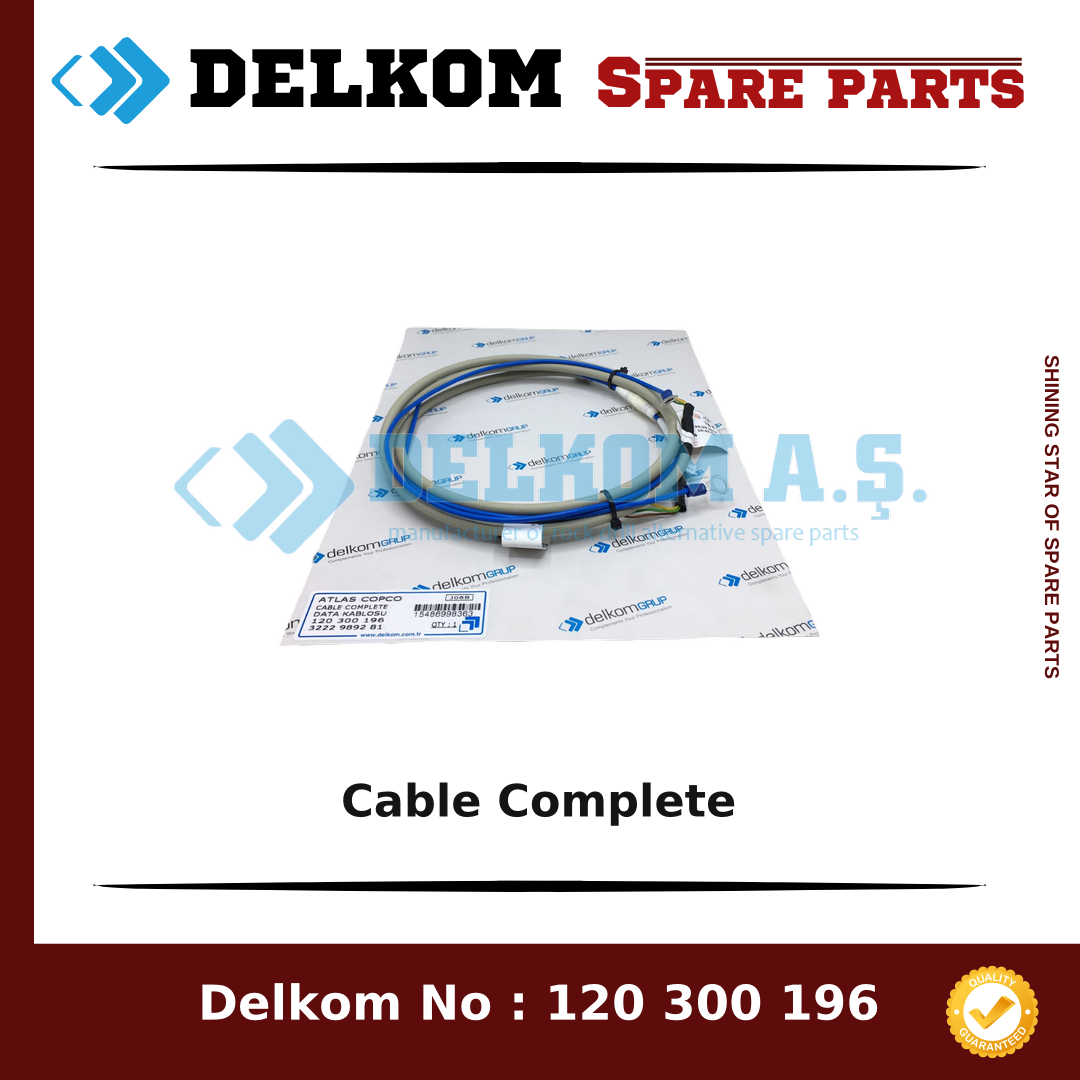 Epiroc Cable Complete spare part, OEM 3222 9892 81