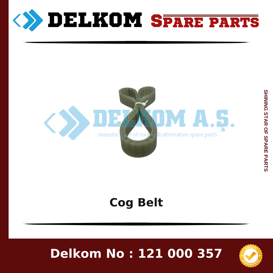Epiroc Cog Belt spare part, OEM 5112 0116 28