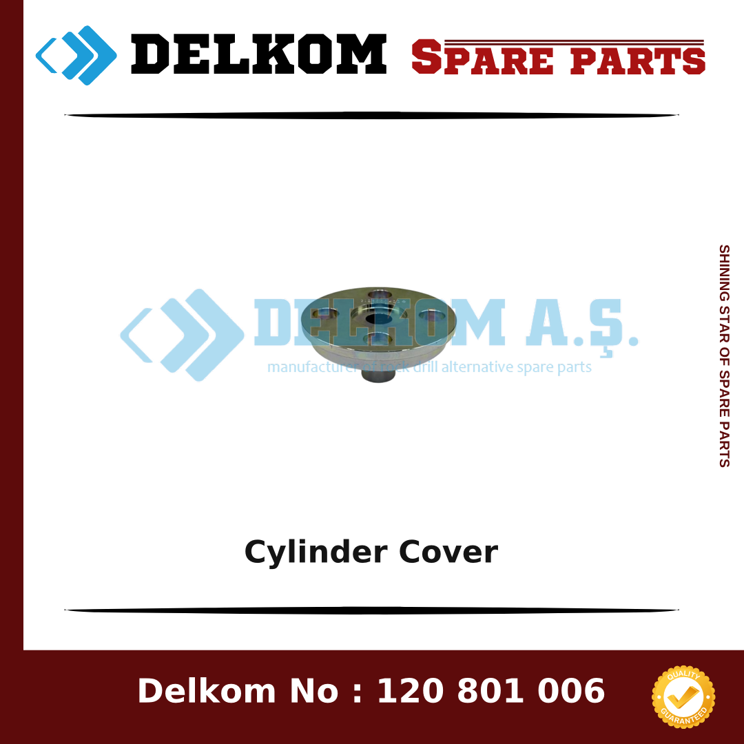 Epiroc Cylinder Cover spare part, OEM 3128 0004 22