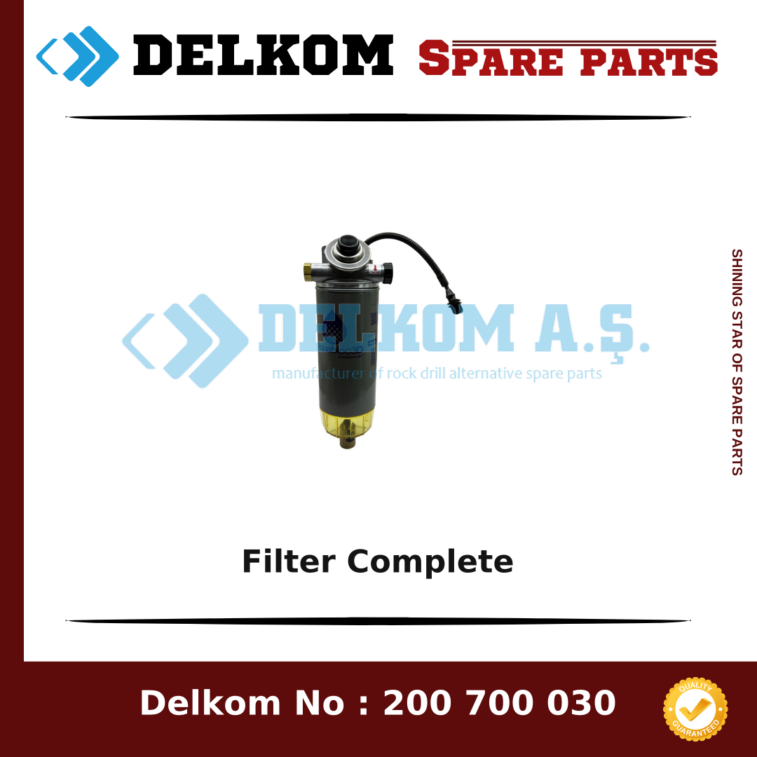 Epiroc Filter Complete spare part, OEM 3177 0002 34