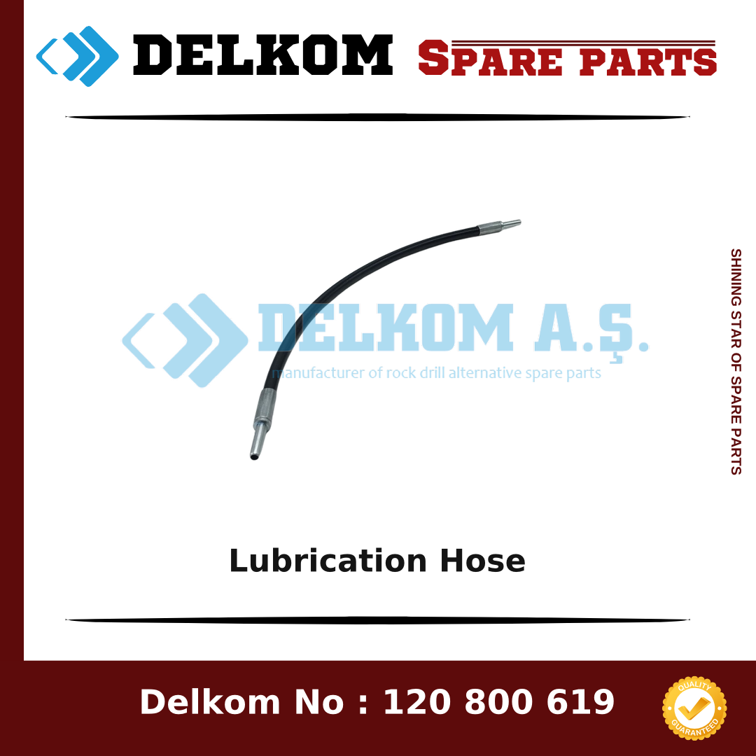 Epiroc Lubrication Hose spare part, OEM 3128 3175 40