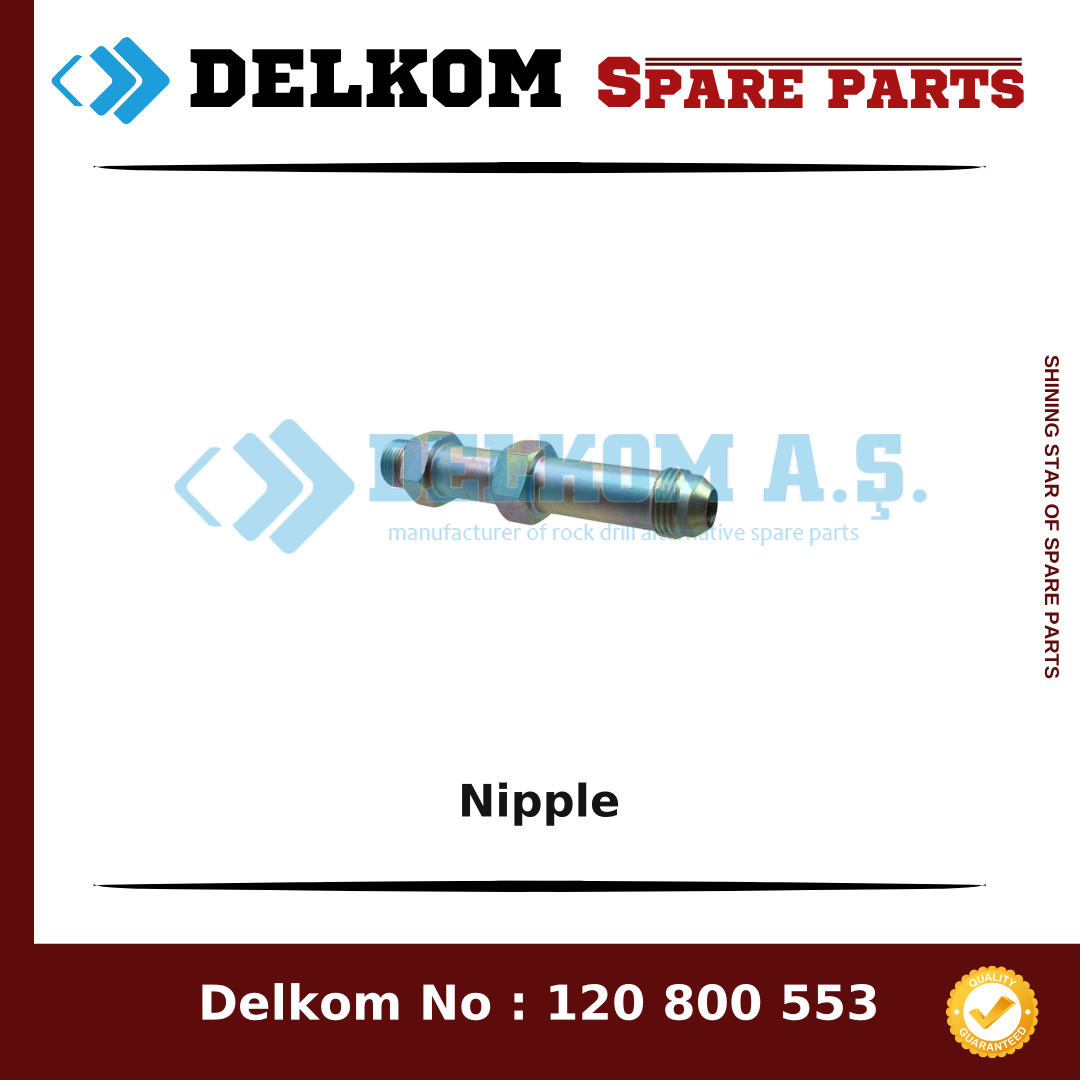 Epiroc Nipple spare part, OEM 3128 0782 66