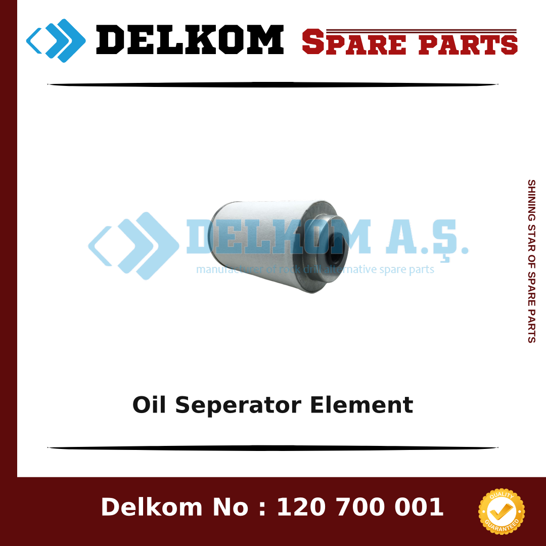 Epiroc Oil Seperator Element spare part, OEM 1604 0382 00