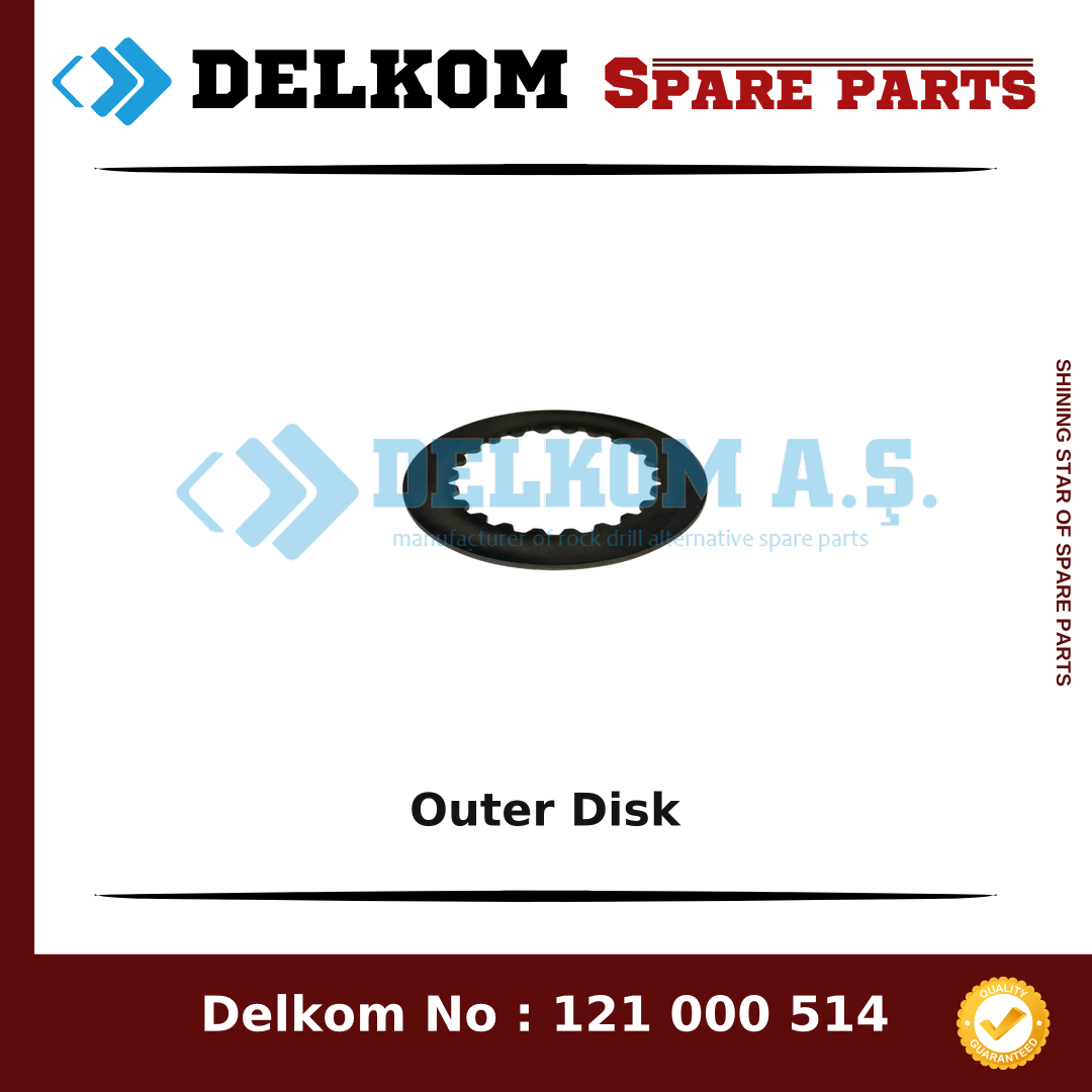 Epiroc Outer Disk spare part, OEM 3222 3112 62