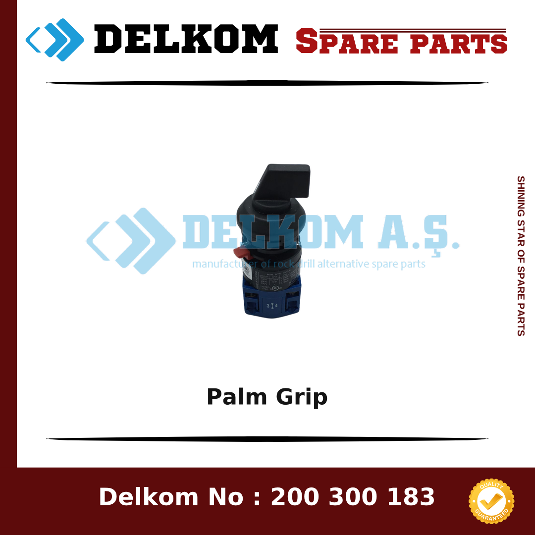 Epiroc Palm Grip spare part, OEM 3217 0013 08
