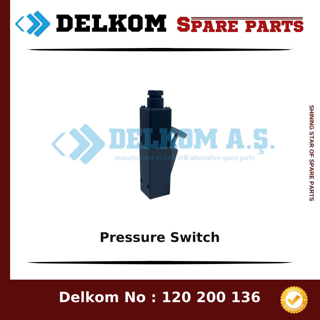 Epiroc Pressure Switch spare part, OEM 3176 4589 05