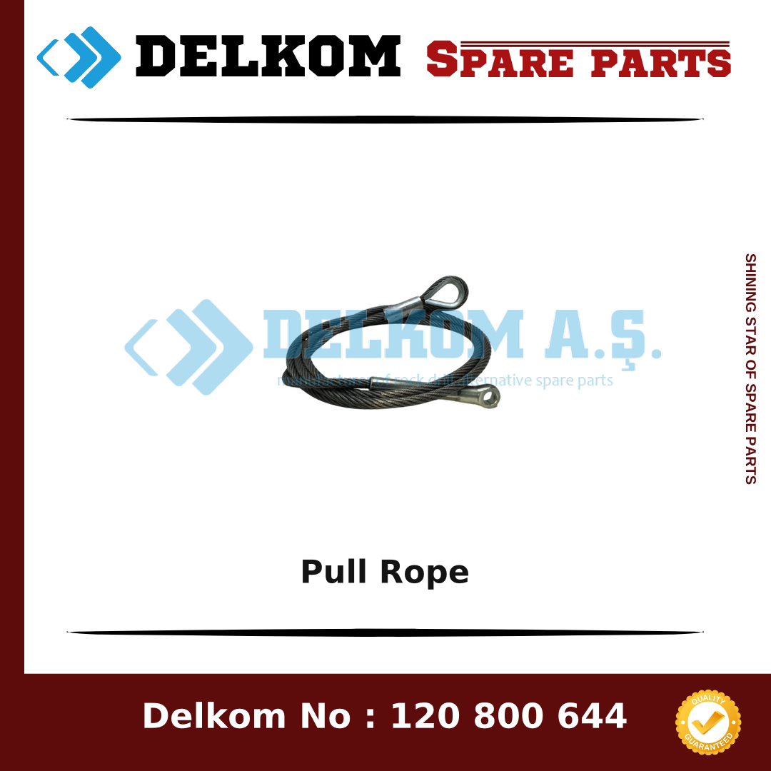 Epiroc Pull Rope spare part, OEM 3128 0647 01