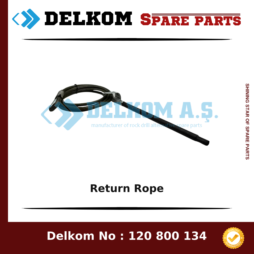 Epiroc Return Rope spare part, OEM 3128 0784 13
