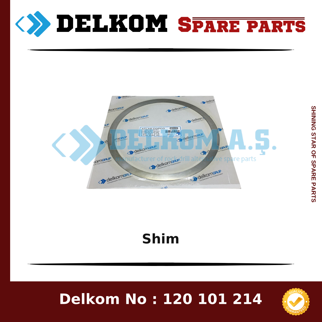 Epiroc Shim spare part, OEM 3128 3062 32