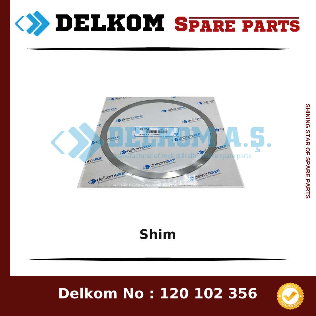 Epiroc Shim spare part, OEM 3161 1228 00