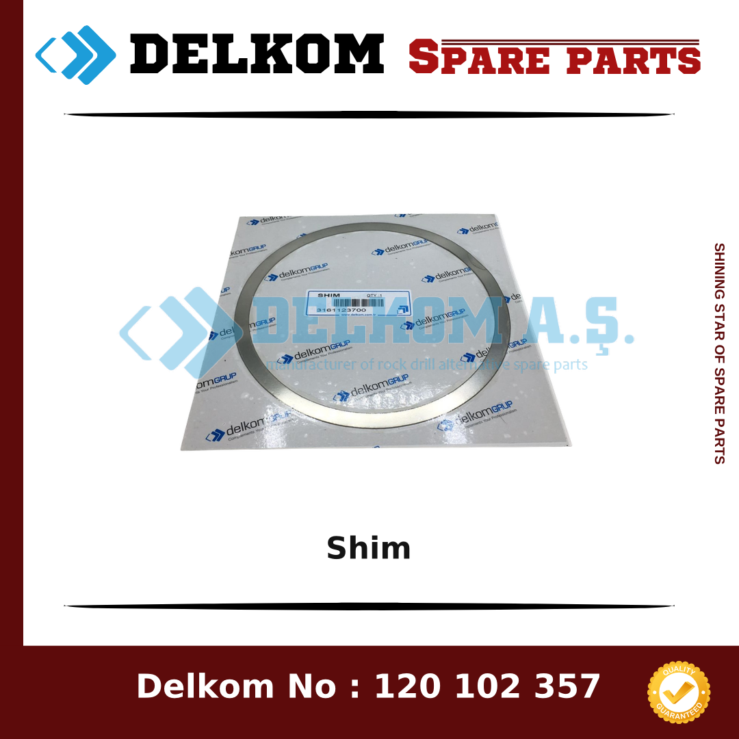 Epiroc Shim spare part, OEM 3161 1237 00