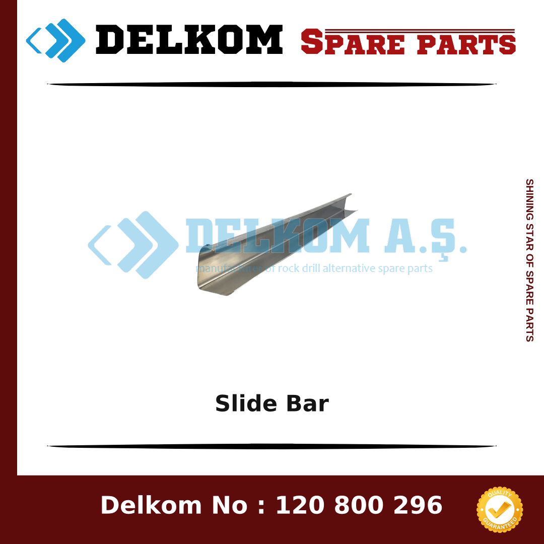 Epiroc Slide Bar spare part, OEM 3128 0458 01