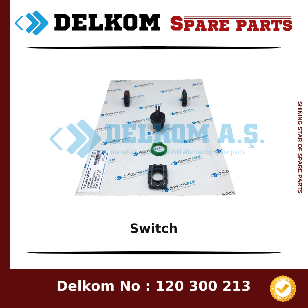 Epiroc Switch spare part, OEM 3217 0012 12