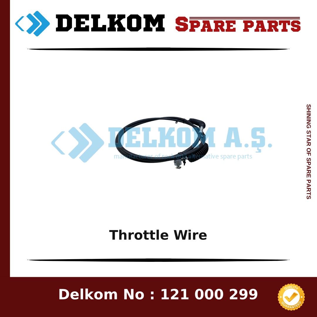 Epiroc Throttle Wire spare part, OEM 5112 3040 69