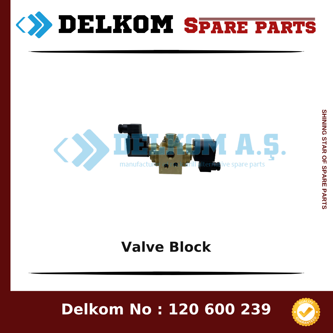 Epiroc Valve Block spare part, OEM 3222 3208 84