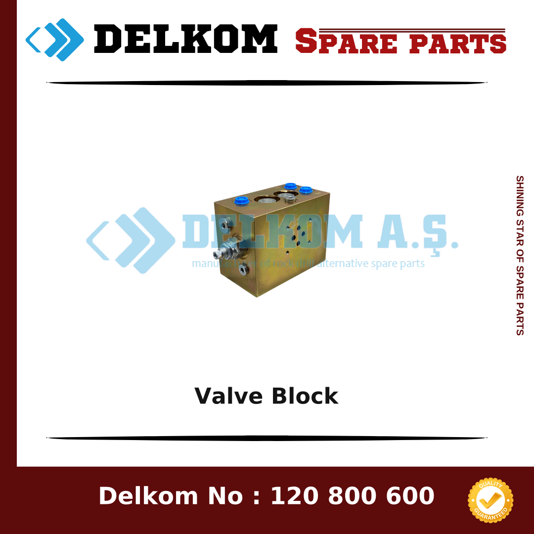 Epiroc Valve Block spare part, OEM 3222 3383 25