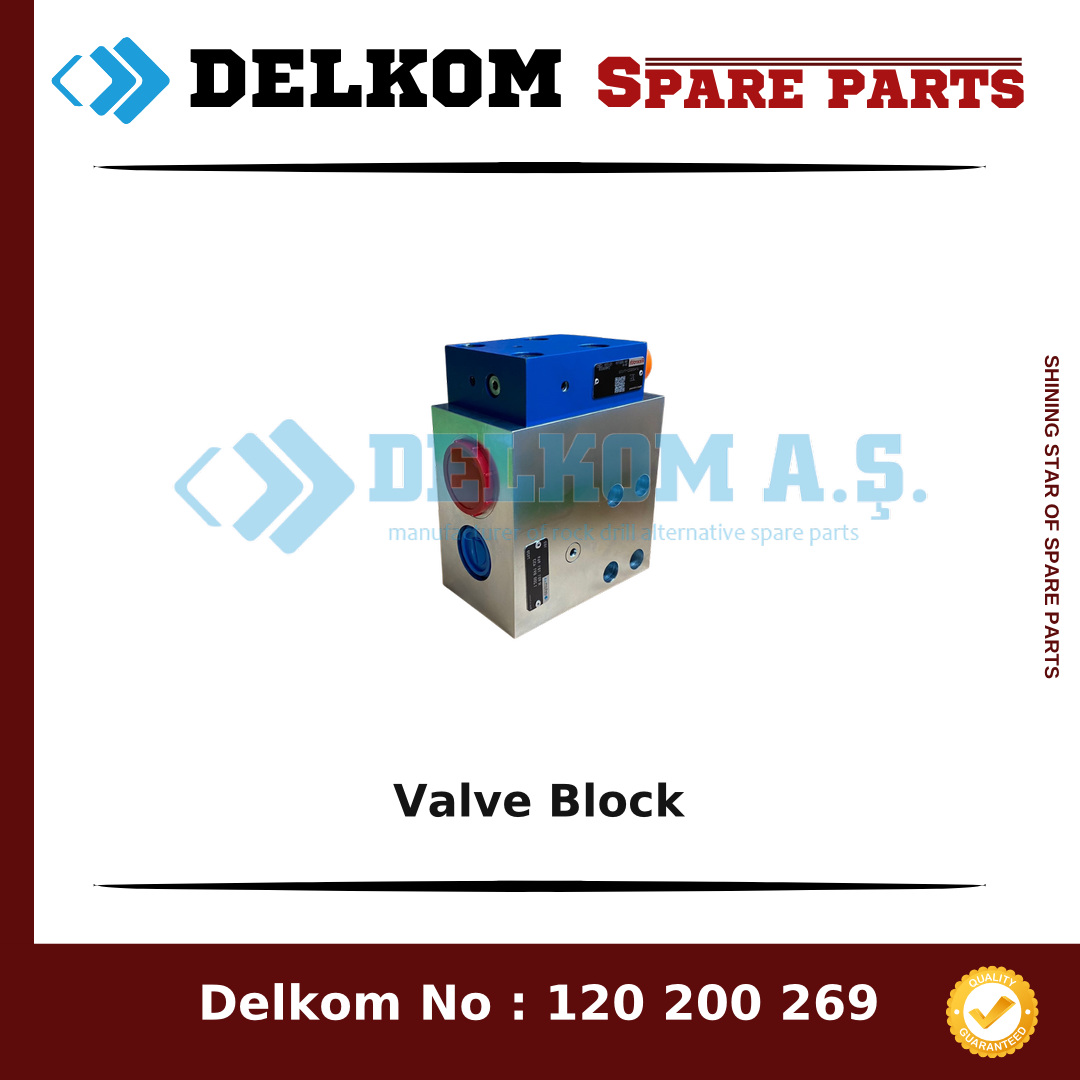Epiroc Valve Block spare part, OEM 9106 1078 40