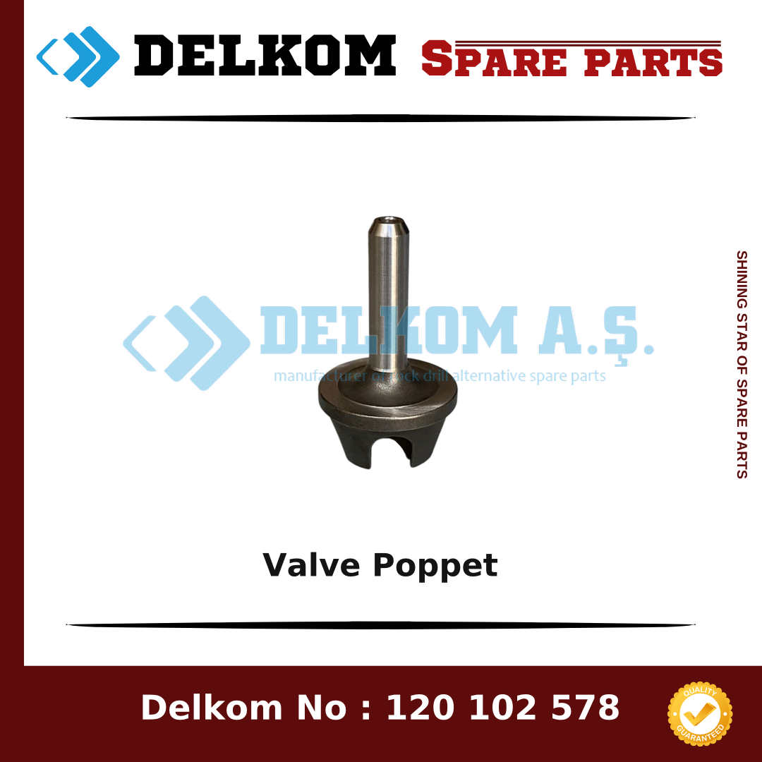 Epiroc Valve Poppet spare part, OEM 3115 2100 00